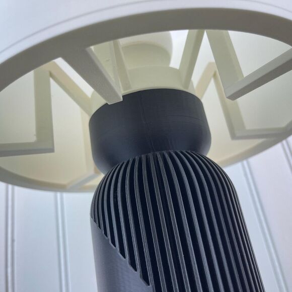 Modern Table Lamp, The Yao Lamp, 3D Printed Desk Lamp and Shade, Bedside Lamp - Picture 3 of 10